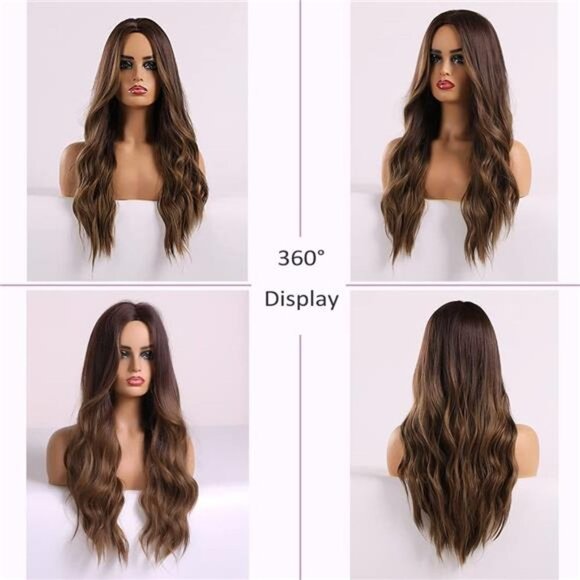 Women Cosplay Daily Natural Hair Wig Heat Resistant Fiber  display picture 3
